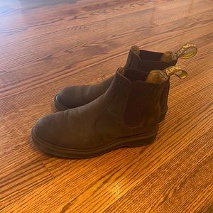 brown doc marten boots